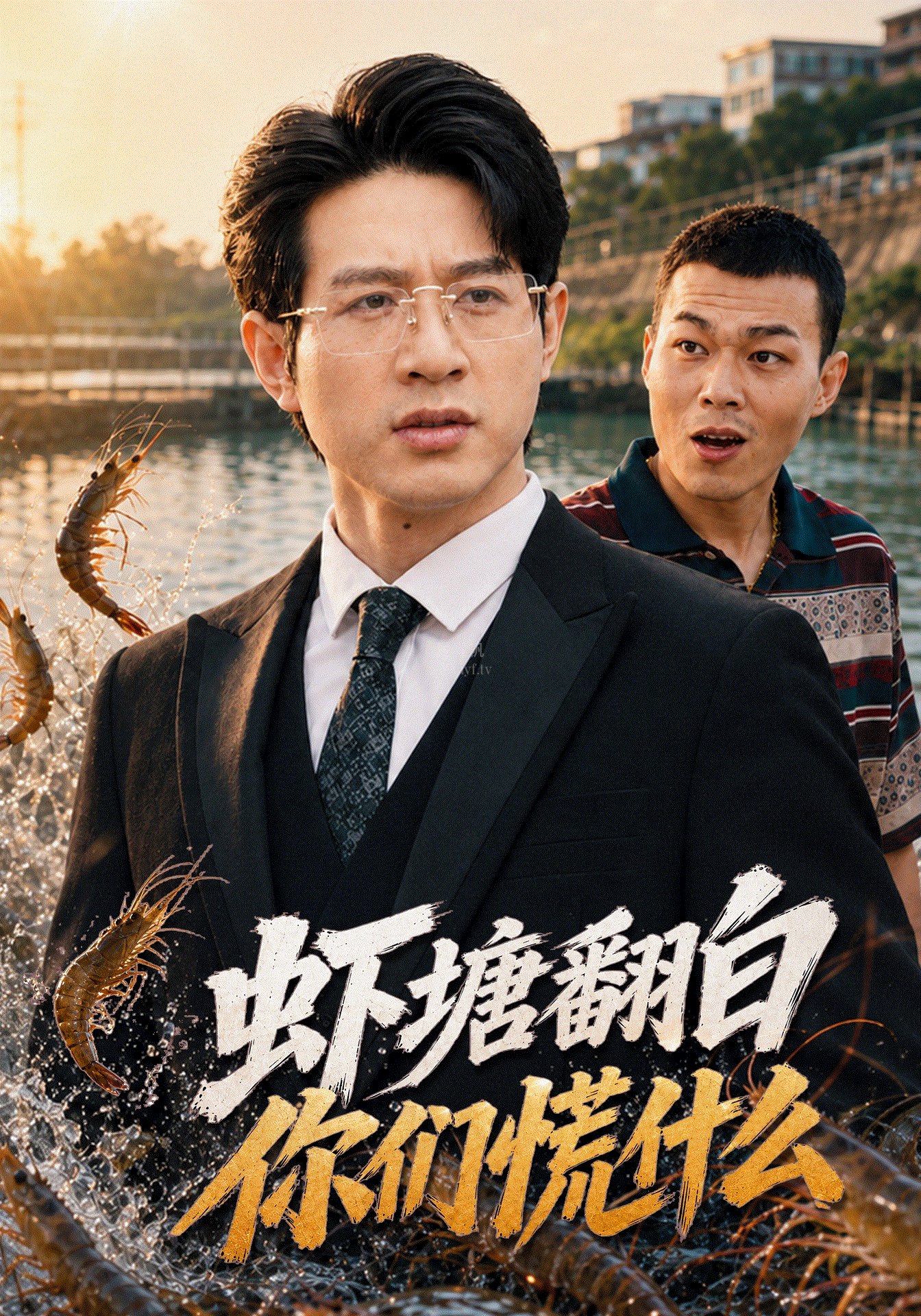 虾塘翻白你们慌什么